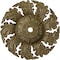 Ekena Millwork Needham Ceiling Medallion (Fits Canopies up to 4 1/4"), 14 5/8"OD x 2 1/4"P, Mississippi Mud Crackle CM14NEMMC - alternate 1
